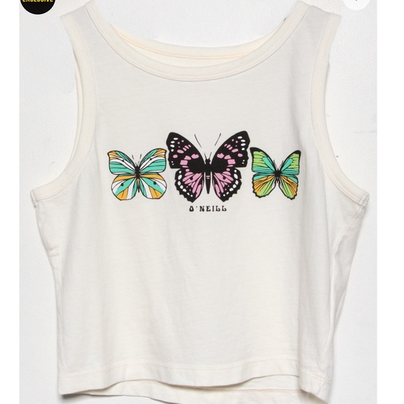 NWT O’Neill Drift Away Crop Tank Top - Picture 2 of 7